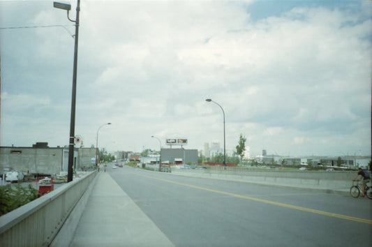 Ste-Catherine est, perspective depuis le viaduc