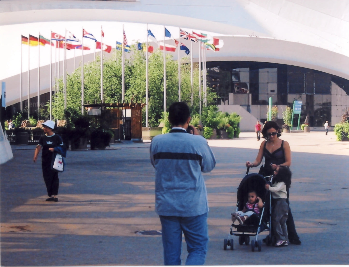 Touristes au Parc Olympique