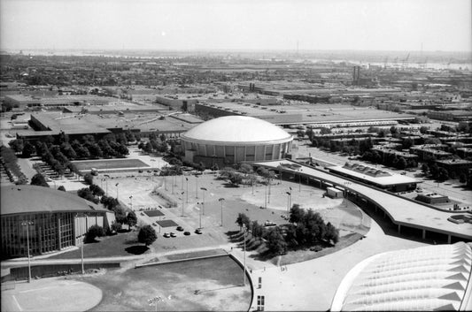 Vue vers l'est depuis l'observatoire du stade olympique