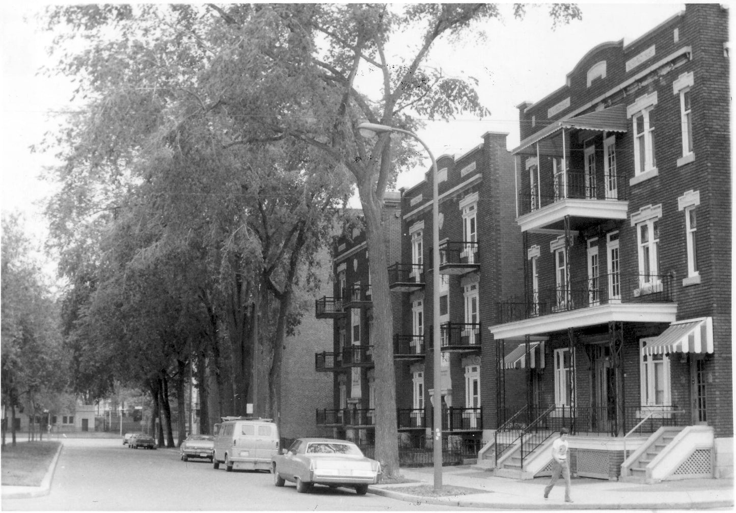 Boulevard Morgan vue du côté Ouest à partir de la rue Adam vers le sud