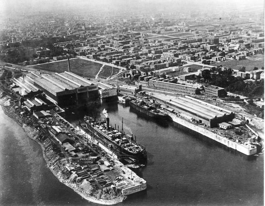 Chantier de la Canadian Vickers en 1920