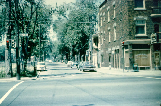 Intersection rue Notre-Dame et de la rue Boucherville