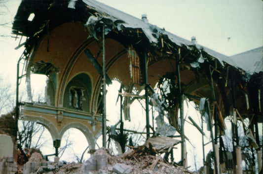 Démolition de l'église Saint-François d'Assise