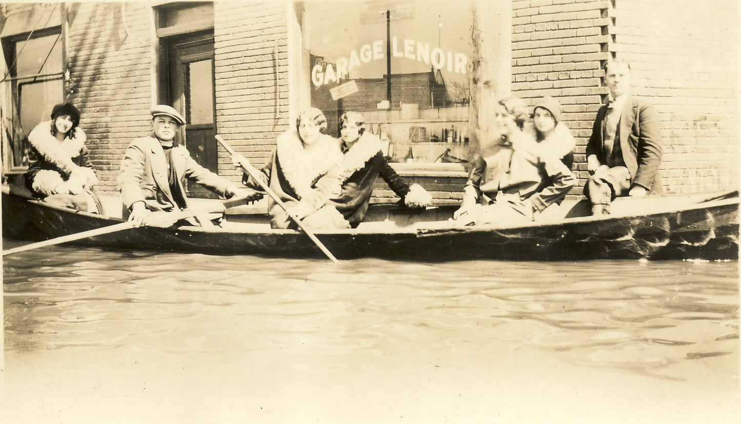 Inondation rue Notre-Dame 1928