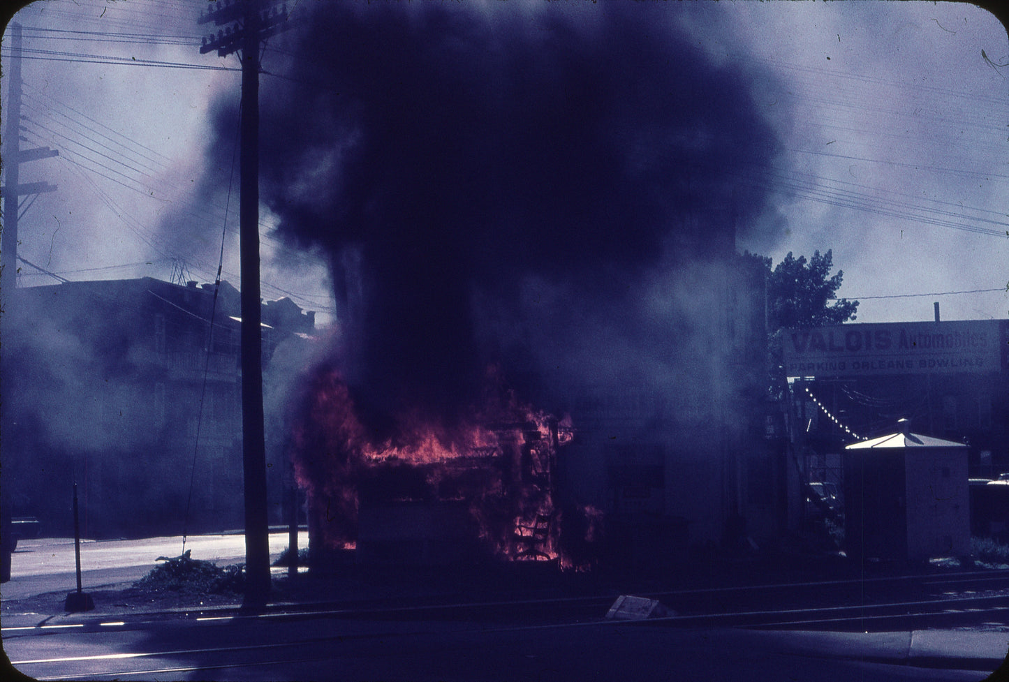 Incendie au Signal Box adresse 2005 en 1970