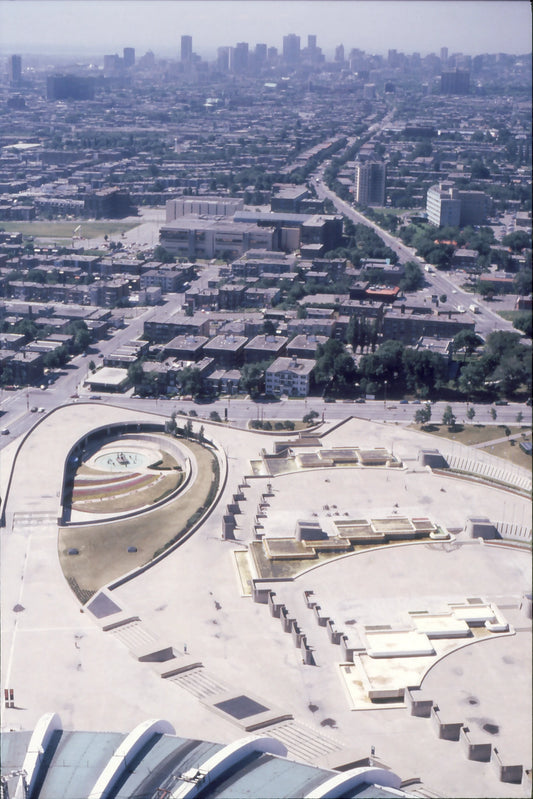 Vue du mât du Stade Olympique