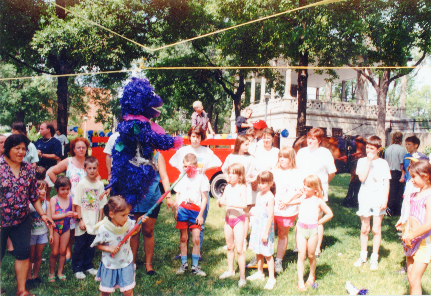 Piñata au parc Morgan