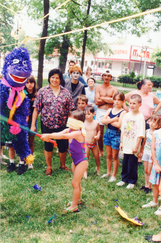 Piñata au parc Morgan