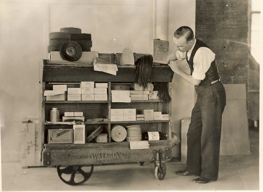 L'oncle de Mireille, Pierre Gauthier, employé de la USMCO, en 1934.