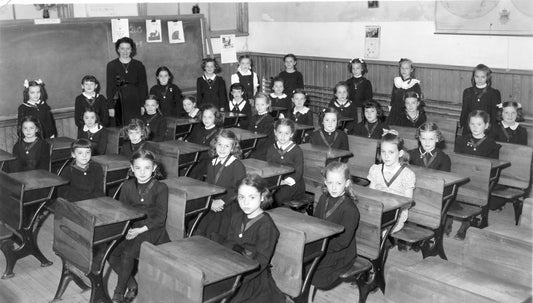 Classe de 2e année en 1949