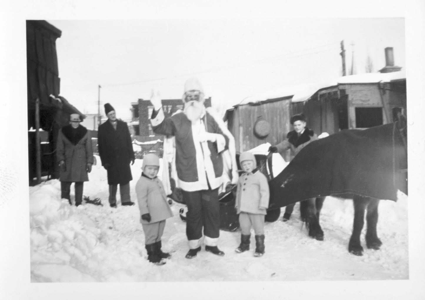 Père Noël et son traîneau