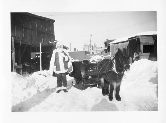 Père Noël et son traîneau