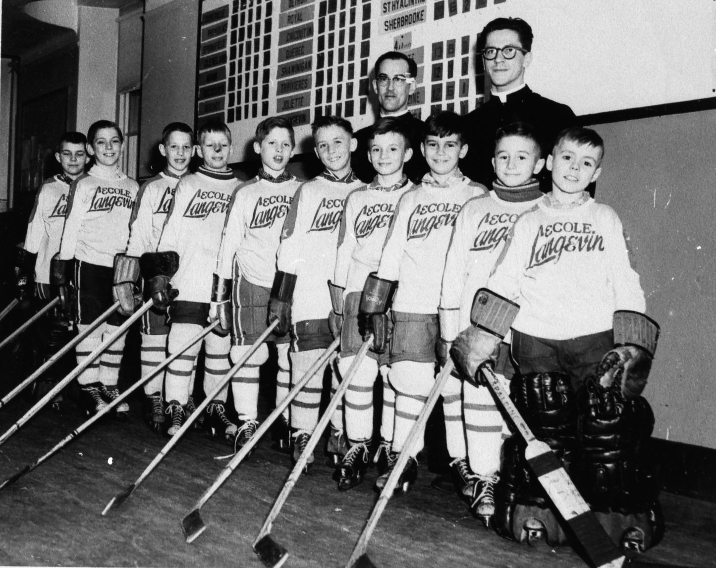 Jeunes joueurs de hockey