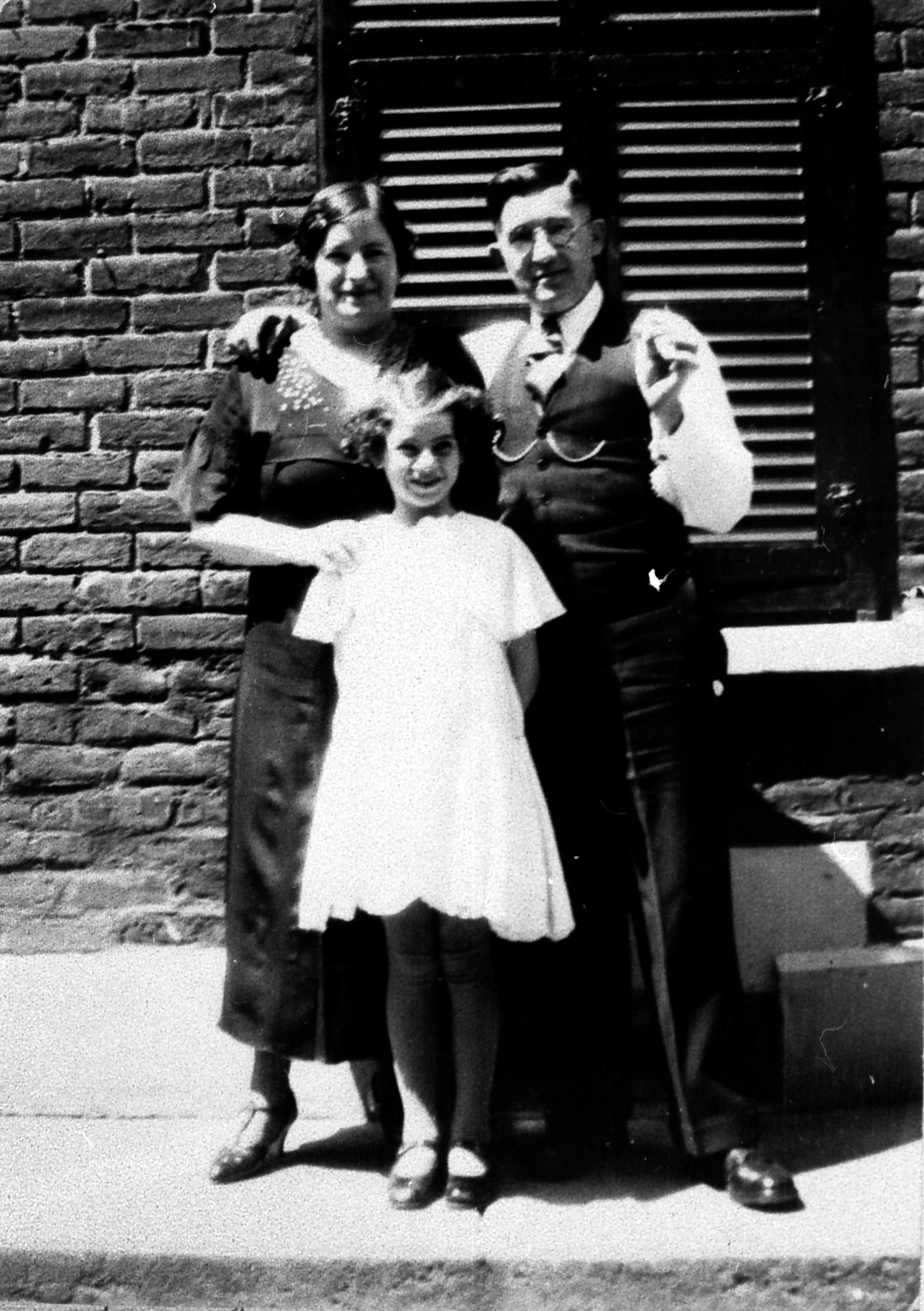 Rose et Edgar Gagné avec la jeune Rose Bergeron