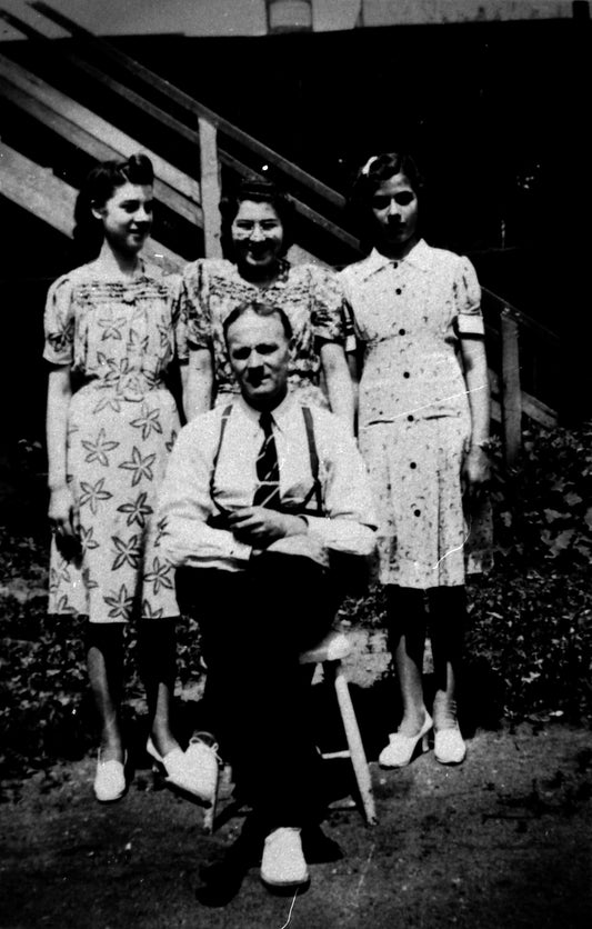 Joseph Bergeron et ses filles