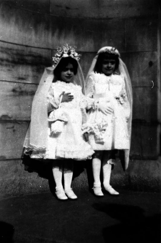 Première communion de Claudette Charbonneau et Micheline Morrissette