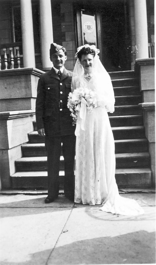 Portrait d'un couple à l'occasion d'un mariage