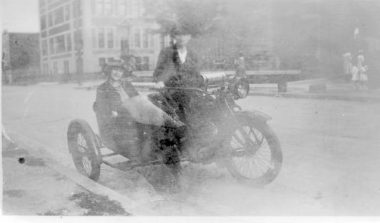 Motocyclette avec sidecar