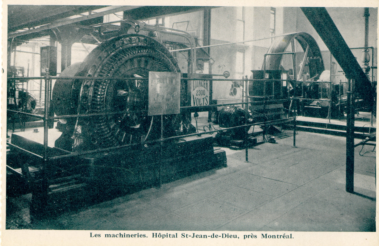 Salle des machines de l'Hôpital St-Jean-de-Dieu