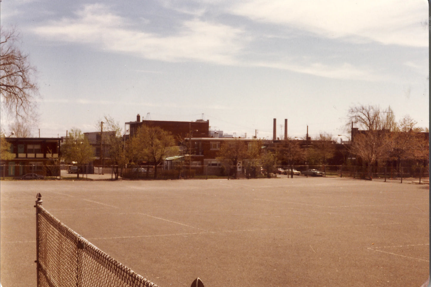 Cour de l'école François-Laflèche, 1981