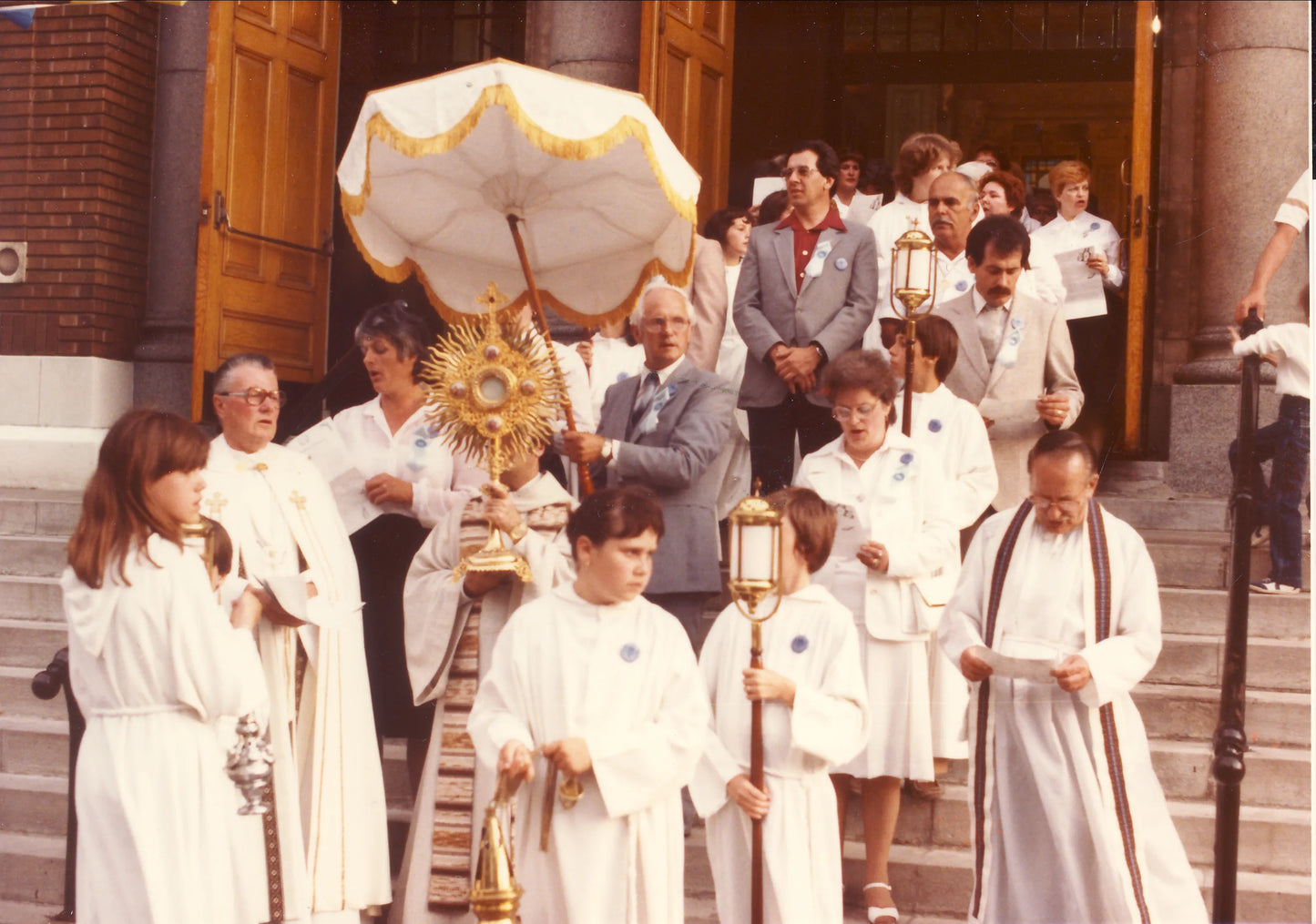 Célébration à l'église Notre-Dame-des-Victoires, 1981