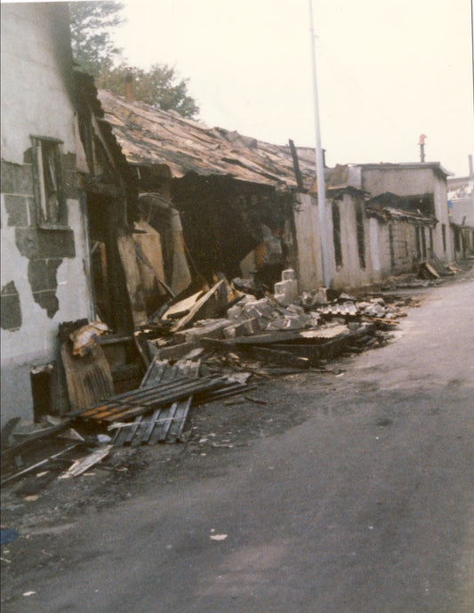 Incendie de l'ancien aréna Dickson