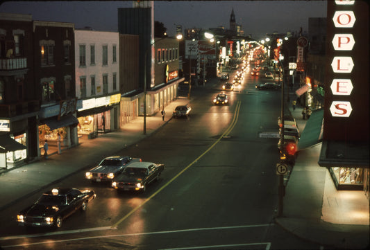 Vues en plongée rue Ontario