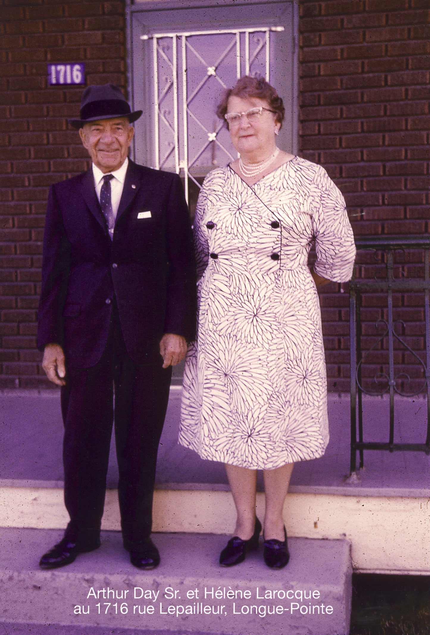 Arthur Day Sr et Hélène Larocque