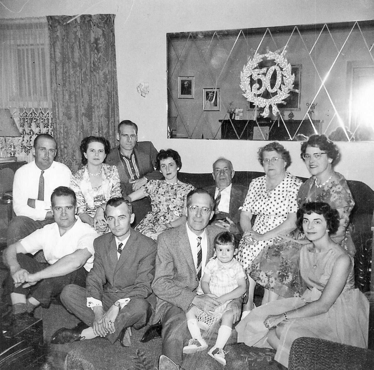 50 anniversaire de mariage, Arthur Day Sr. et Hélène Larocque