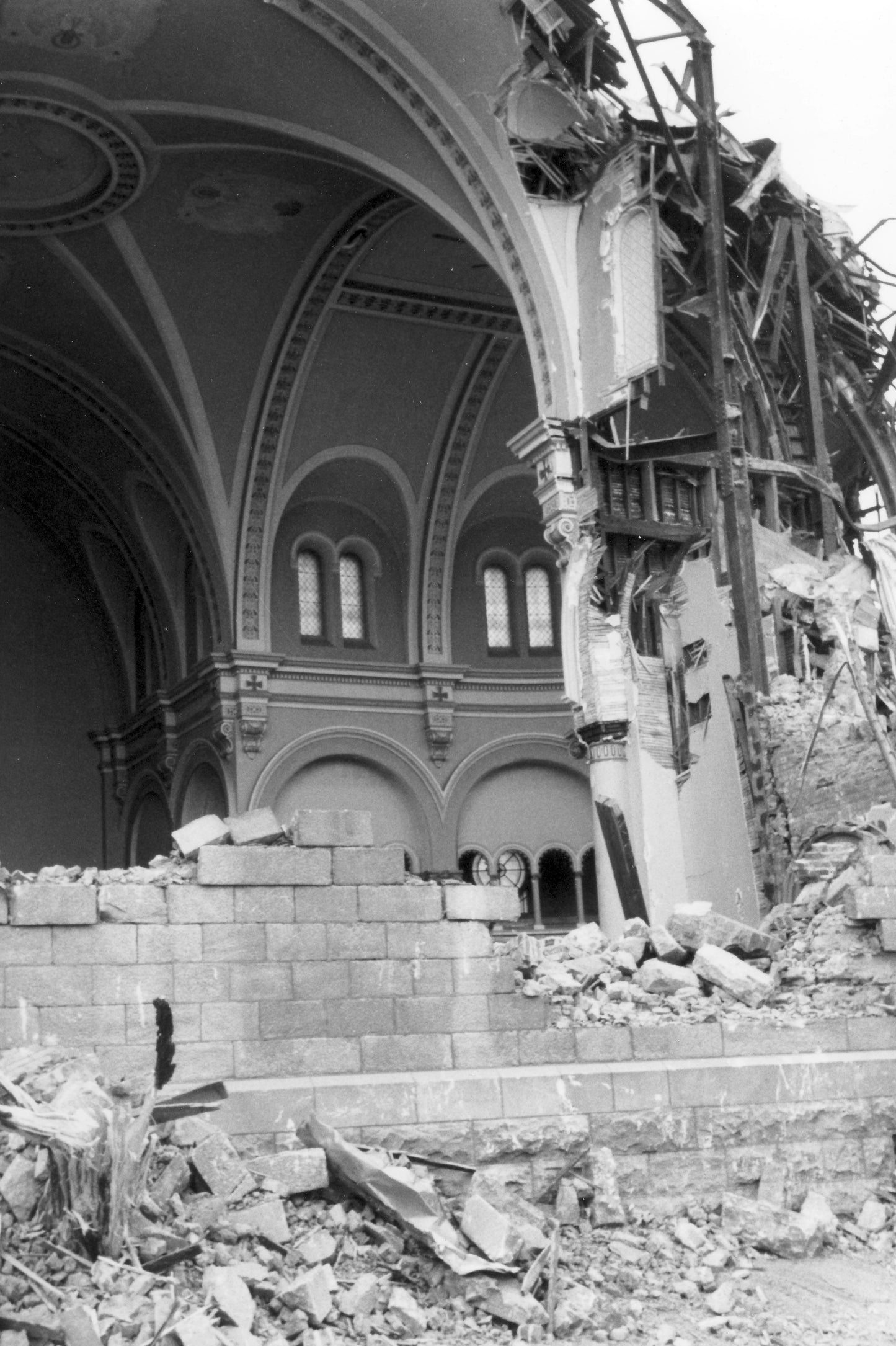 Démolition de l’église Saint-François-d’Assise