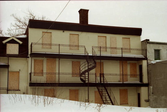 Bâtiment inconnu barricadé