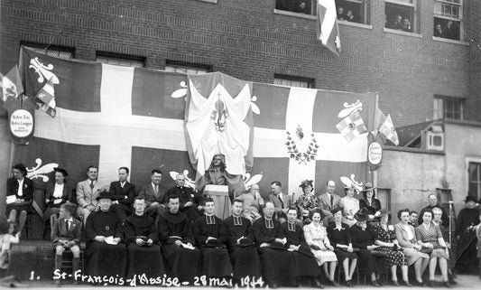 Enseignants et personnel de l'école Saint-François-d'Assise, 1944