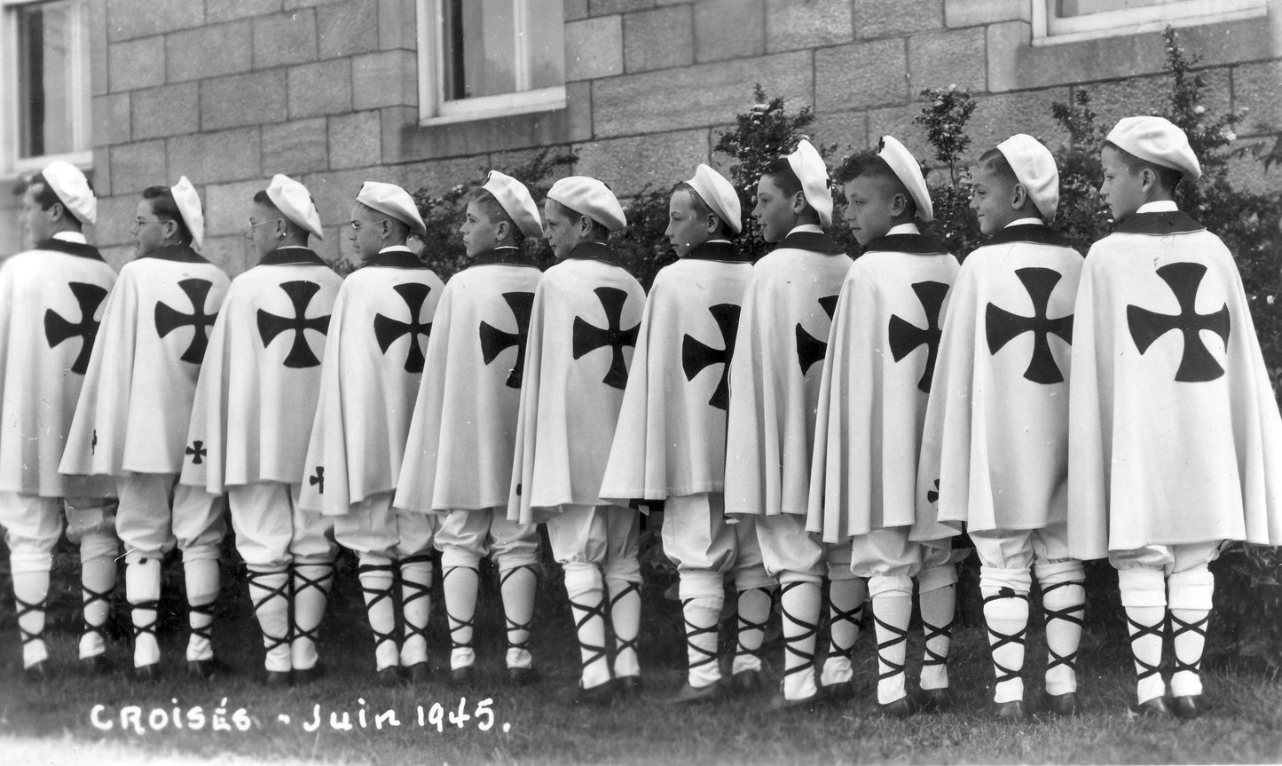 "Croisés" de l'école Saint-François-d'Assise, 1945