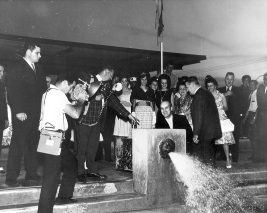 Inauguration de la piscine Taillon