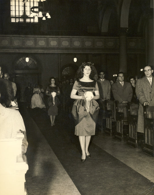 Mariage de Solange Pinet et Guy Chartrand à l’église Saint-François-d’Assise