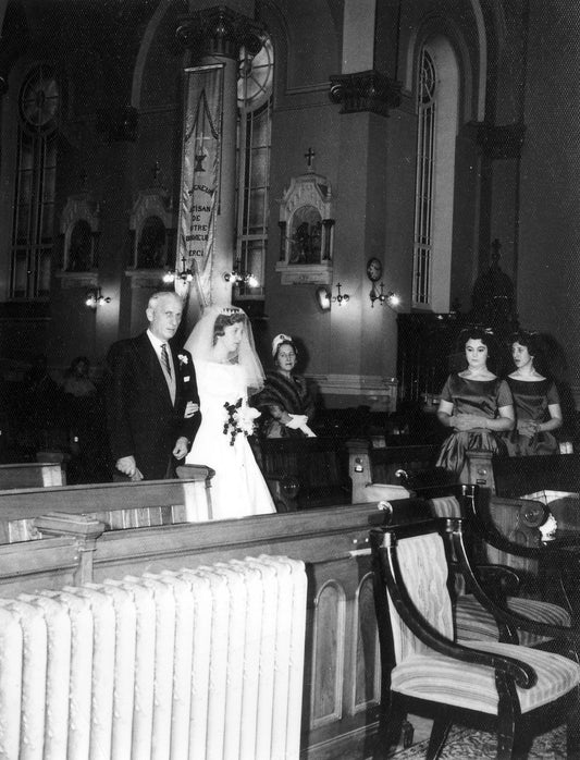 Mariage de Solange Pinet et Guy Chartrand à l’église Saint-François-d’Assise