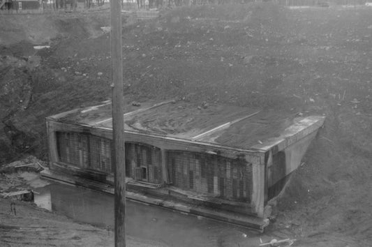 Construction du pont-tunnel Hippolyte-Lafontaine