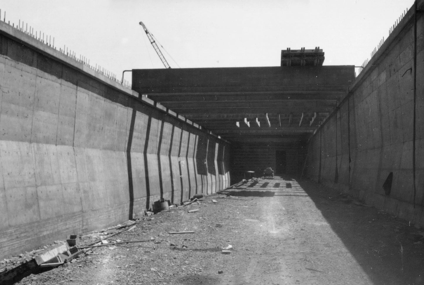 Construction du pont-tunnel Hippolyte-Lafontaine