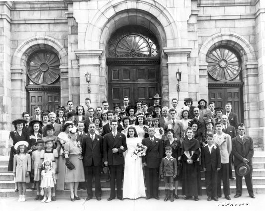 Mariage de Georges et Jacqueline Jobin