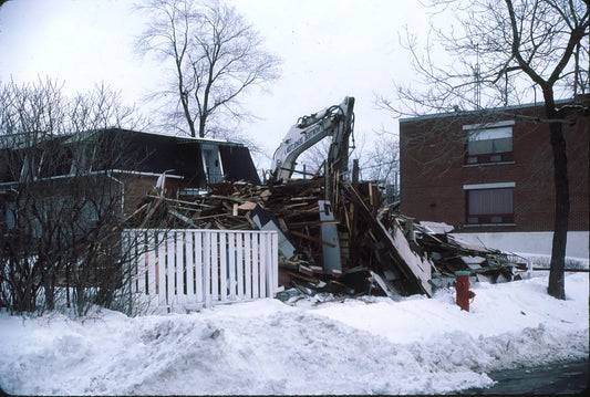 Démolition d'une maison