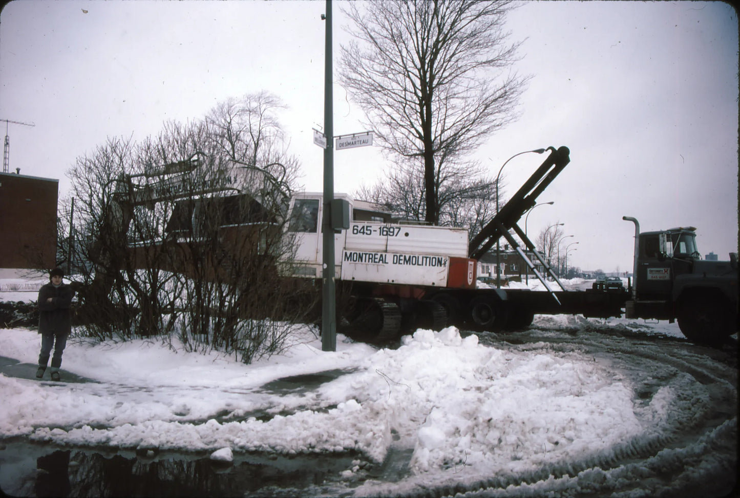 Démolition d'une maison