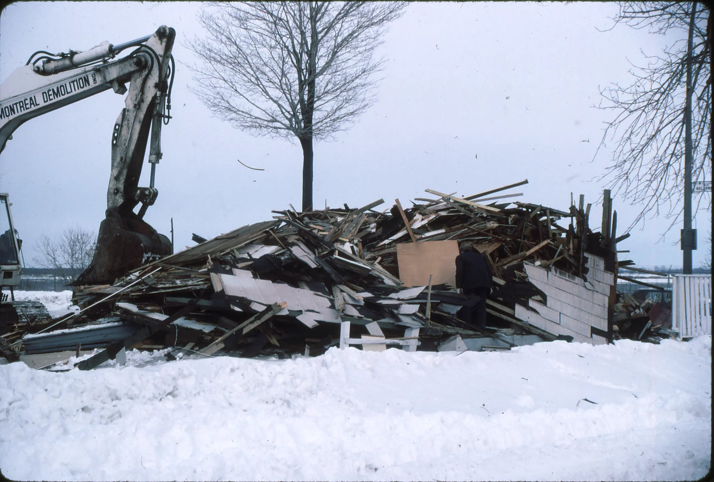 Démolition d'une maison