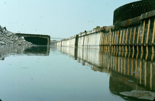 Caissons du pont-tunnel Louis-Hippolyte-La Fontaine