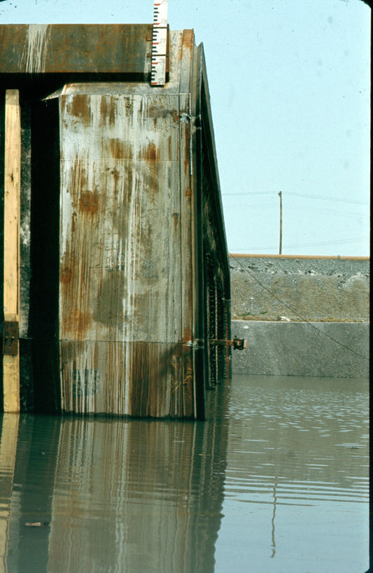 Extrémité d'un caisson du pont-tunnel Louis-Hippolyte-La Fontaine