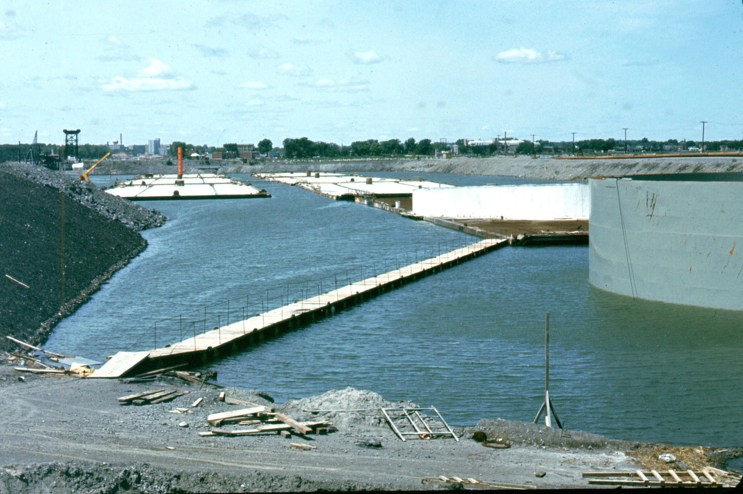 Caissons du pont-tunnel Louis-Hippolyte-La Fontaine