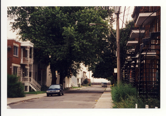 Vue de la rue Bruneau ou Caty, vers 2000