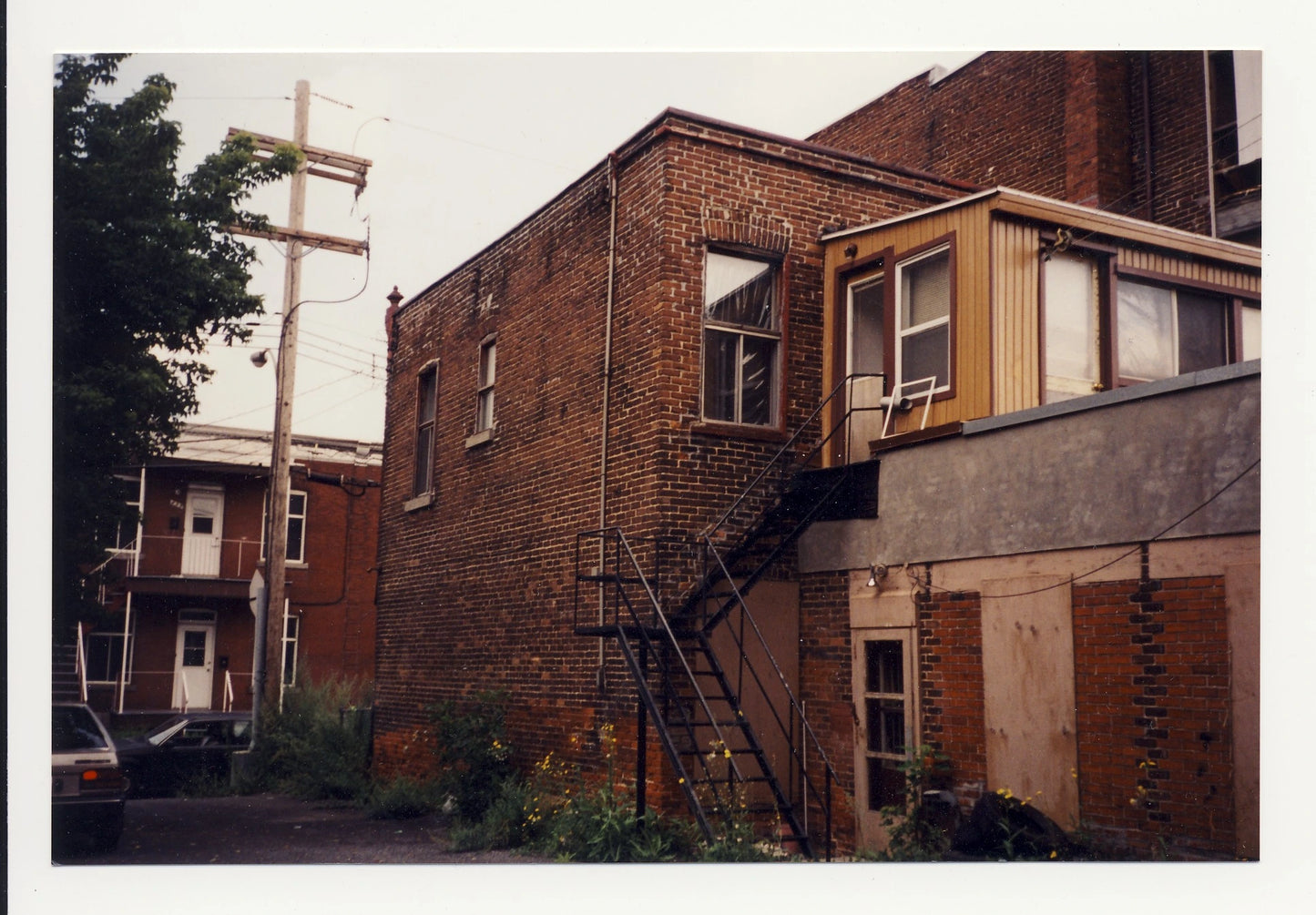 Arrière d'une maison des rues Caty, Bruneau