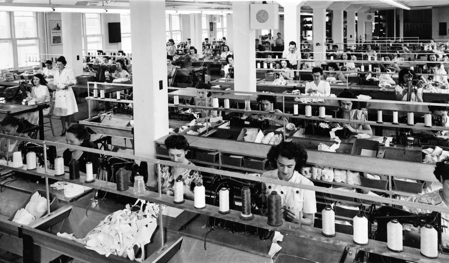 Département de couture de La Parisette, usine sur Aird