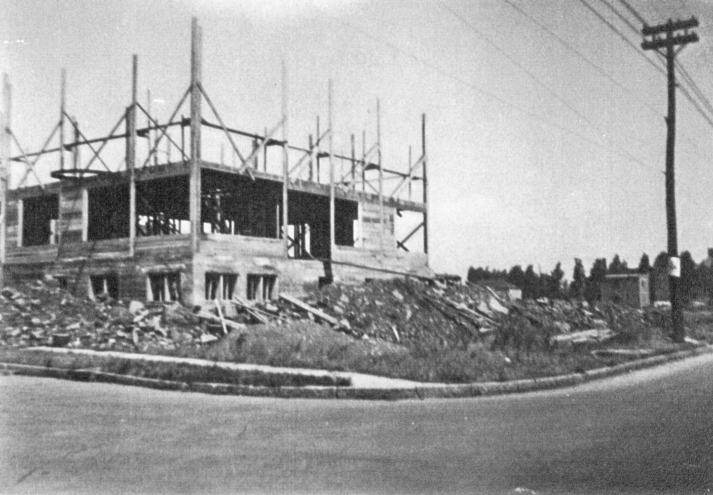 Construction de la maison de Victor LeFrançois