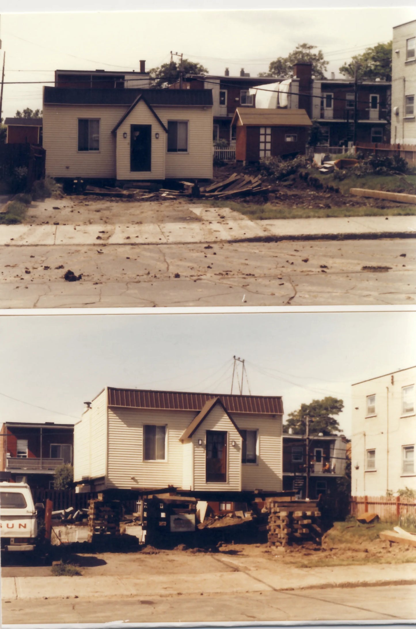 Déplacement d'une maison